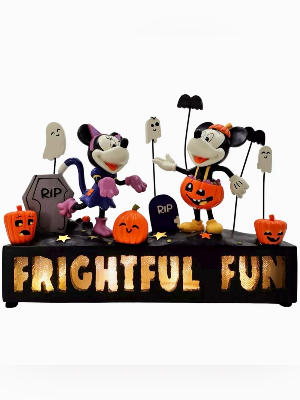 Mickey & Minnie “Frightful Fun” light up Halloween decor
